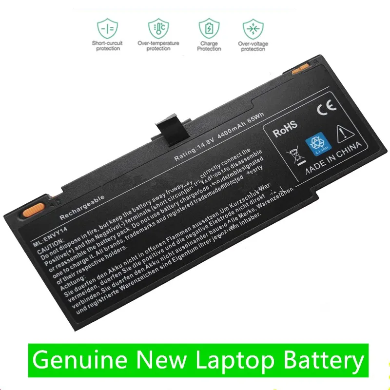 

ONEVAN New14.8V 59Wh Laptop Battery RM08 For Hp Envy 14 HSTNN-I80C HSTNN-OB1K HSTNN-XB1S HSTNN-XB1K 592910-351 592910-541 Laptop