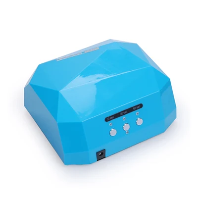 Blue Sun 36W Алмаз лампа для ногтей с умным датчиком Модернизированный УФ светодиодный светильник для маникюра педикюра Быстрая Сушка УФ-гель для ногтей сушилка - Цвет: Blue