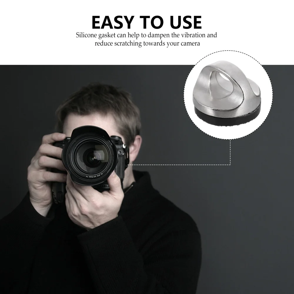 

4PCS 1/4 inch Camera Strap Screw Silicone Washer Quick Release Fixing Screw