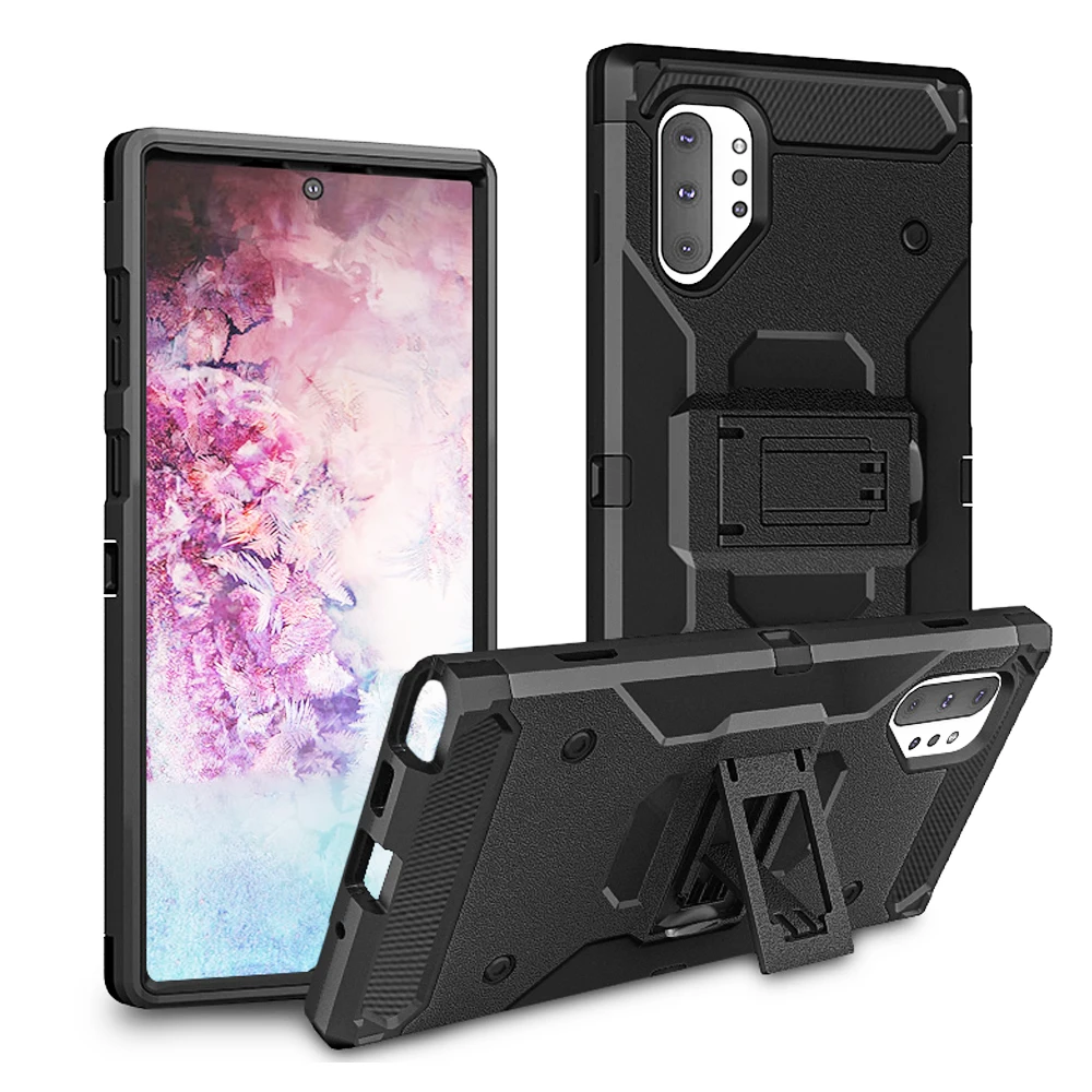 Прочный Чехол-Кобура в военном стиле для samsung Galaxy S10e S10 S9 S8 Plus Note 10 9 8 с зажимом для ремня жесткий противоударный чехол