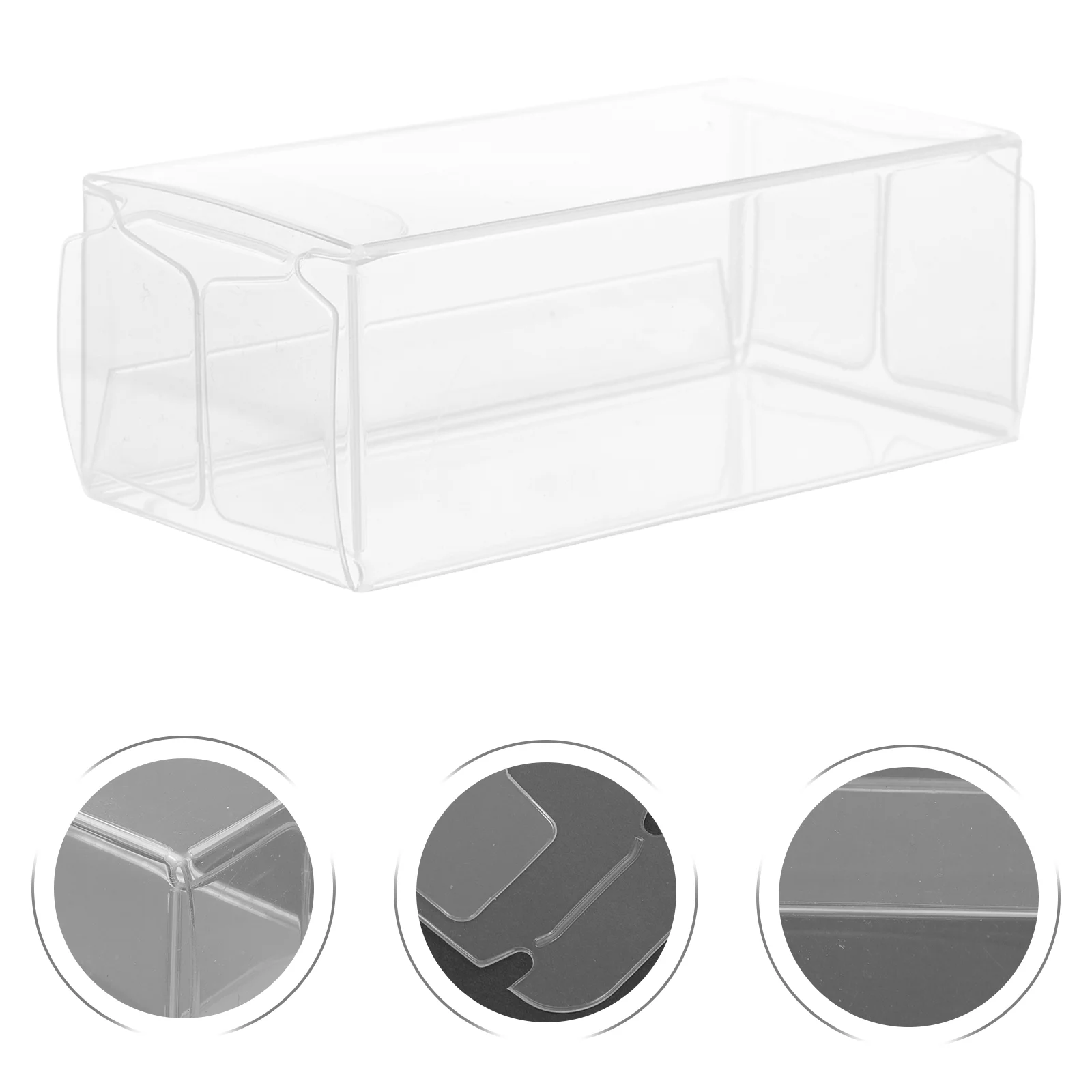 

120Pcs Mini Doll Storage Boxes PVC Transparent Display Boxes Children Gift Boxes