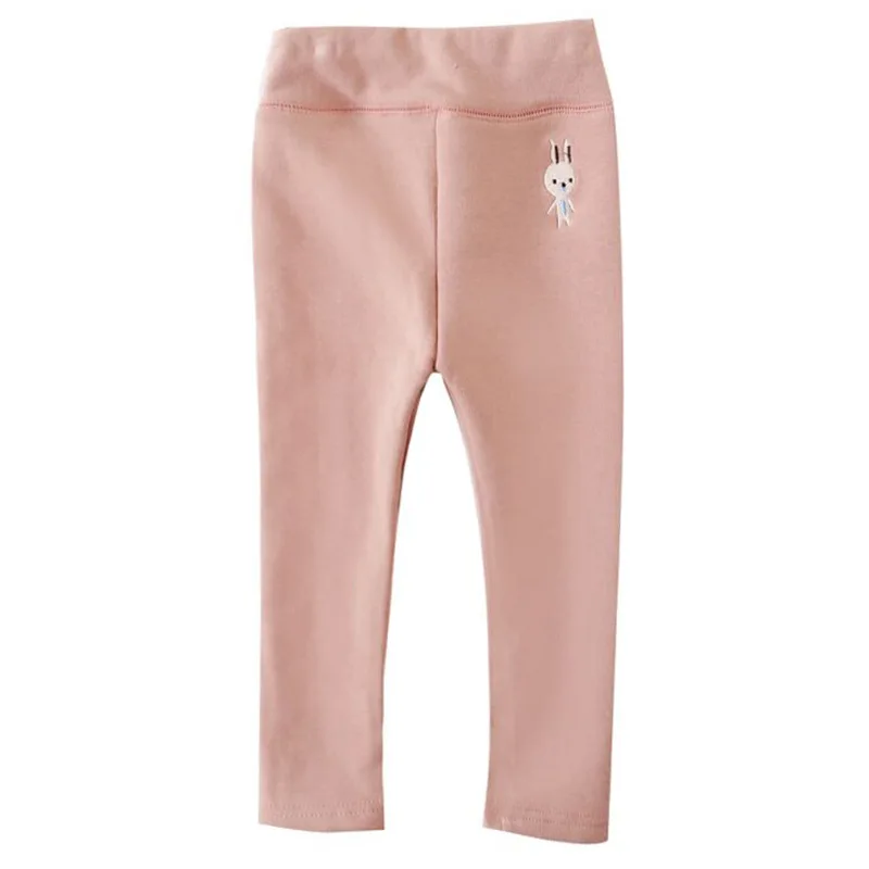 

Tong Kexing girls one cashmere leggings 2020 autumn/winter children's embroidery and velvet padded warm casual pants