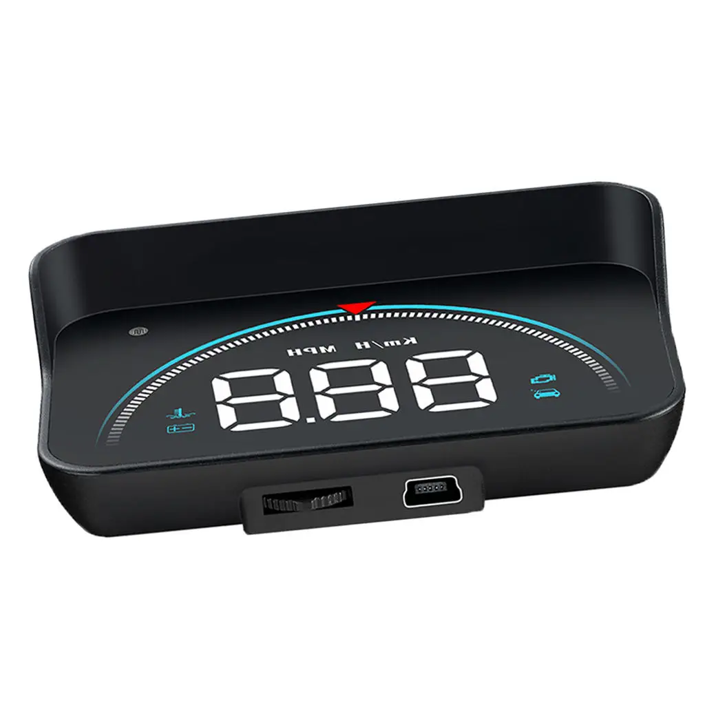 

Digital Car M8 Speedometer Odometer Head Up Display Overspeed Warning Alarm HUD