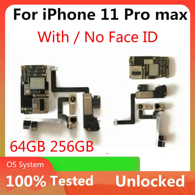 Материнская плата для iPhone 11 Pro Max оригинальная разблокированная материнская