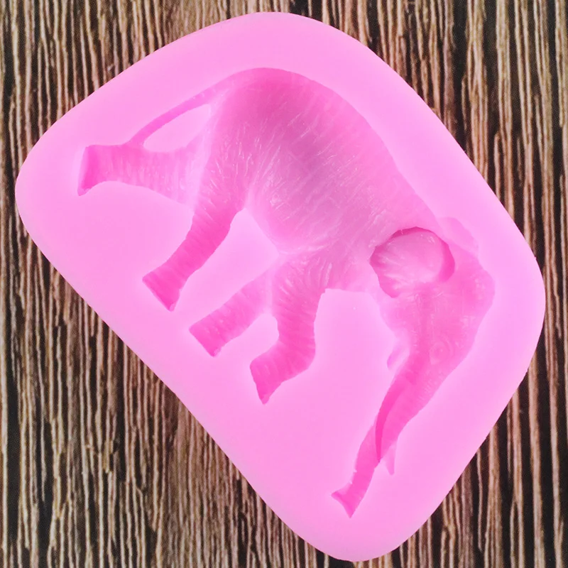 Силиконовая форма в виде слона искусственное мыло с животными конфеты