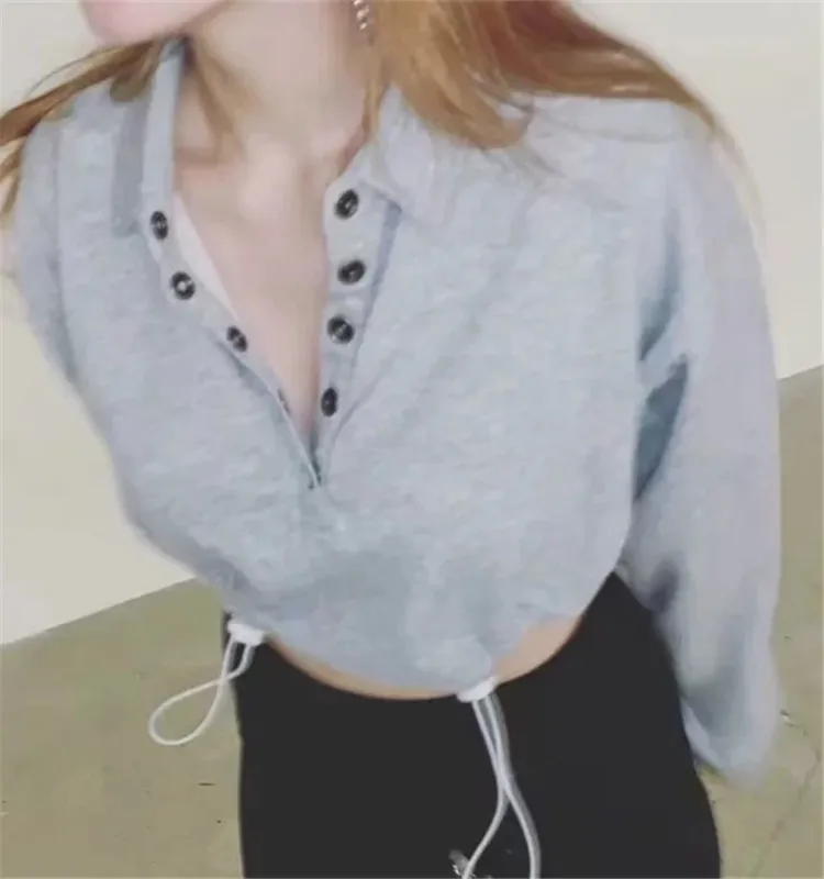 Kpop 4Minute Kim Hyun одинаковые короткие худи с отворотом на шнурке женские корейские свободные толстовки с капюшоном в виде пупка дикого росы женская одежда