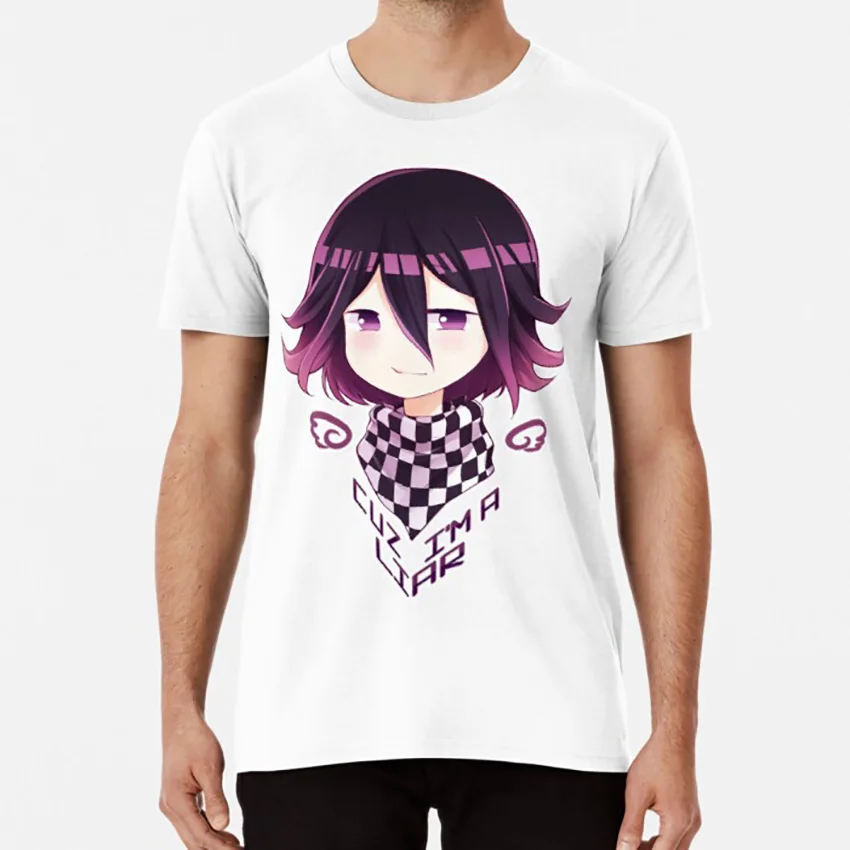 Cuz I'm a liar футболка д р danganronpa v3 Новинка killing harmony ouma kokichi oma kokichi| |