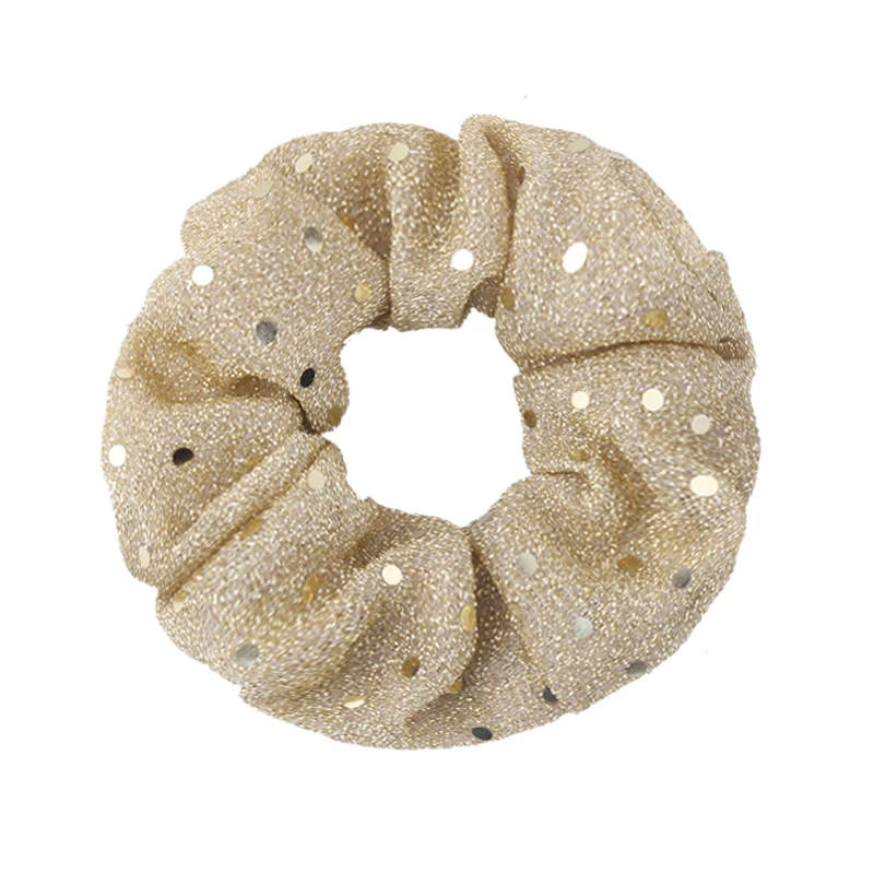 Рисунок 3 - Однотонная резинка для волос с блестками