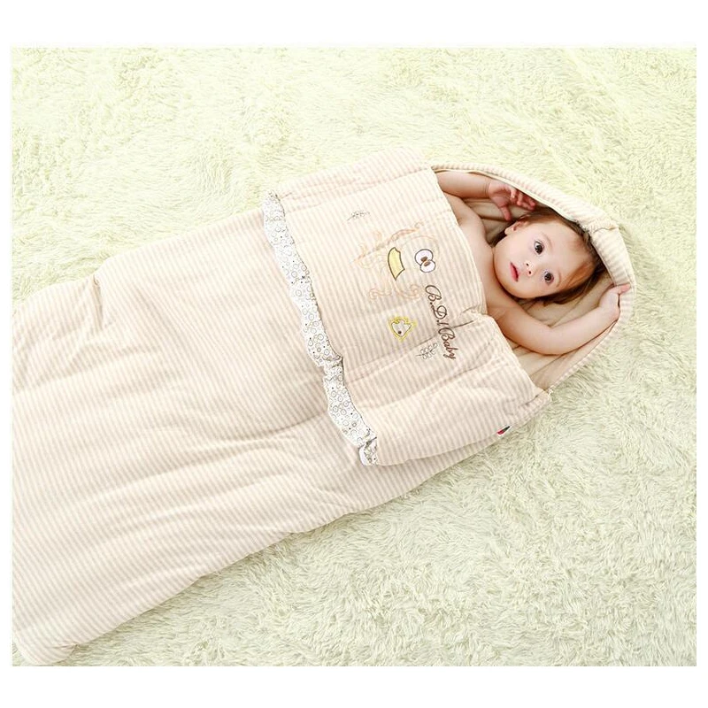 Детский спальный мешок для мальчиков и девочек зимний теплый конверт детей на