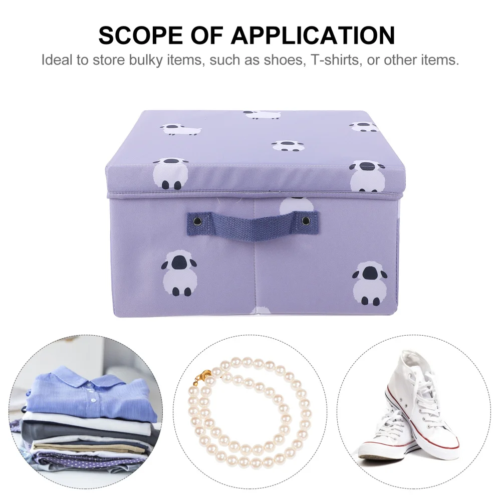 

1pc Household Foldable Storage Organizer Clothing Storage Container for Wardrobe