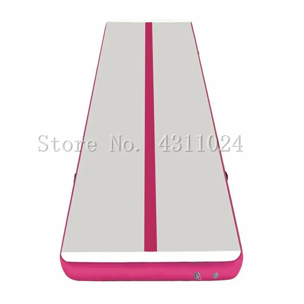 Скидка Надувной воздушный трек 8 м X 1 м X 20 см для гимнастики, акробатики, коврик для йоги, воздушный трек матовый с воздушным насосом для тренировок