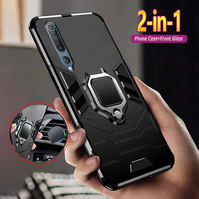 

Armor Case For Xiaom MI10 MI9 MI8 Pro MI Note 10 9 8 SE CC9 CC9E 5X 6X A1 A2 Lite A3 9T Play ShockProof Phone Hybrid Phone Cover