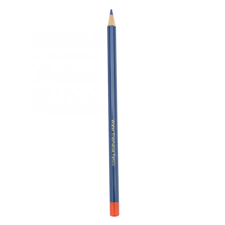 12 шт./компл. маркер из ткани с деревянной ручкой водорастворимый синий карандаш