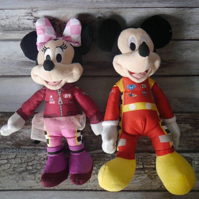 

2piece/lot 8inch DISNEY Mickey and the Roadster Racers Plush Doll Stuffed Toy birthday gift doll plush toys