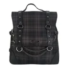 2021 клетчатый готический панк-рок рюкзак для женщин Techwear Goth Gothic Sac A Dos Mochilas школьные сумки для девочек-подростков