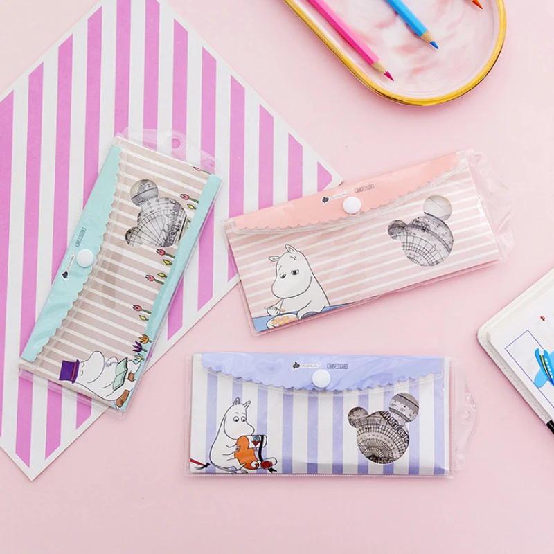 10 компл./лот Kawaii С мультяшным бегемотом комплект 3 Цвет Пластик линейка для