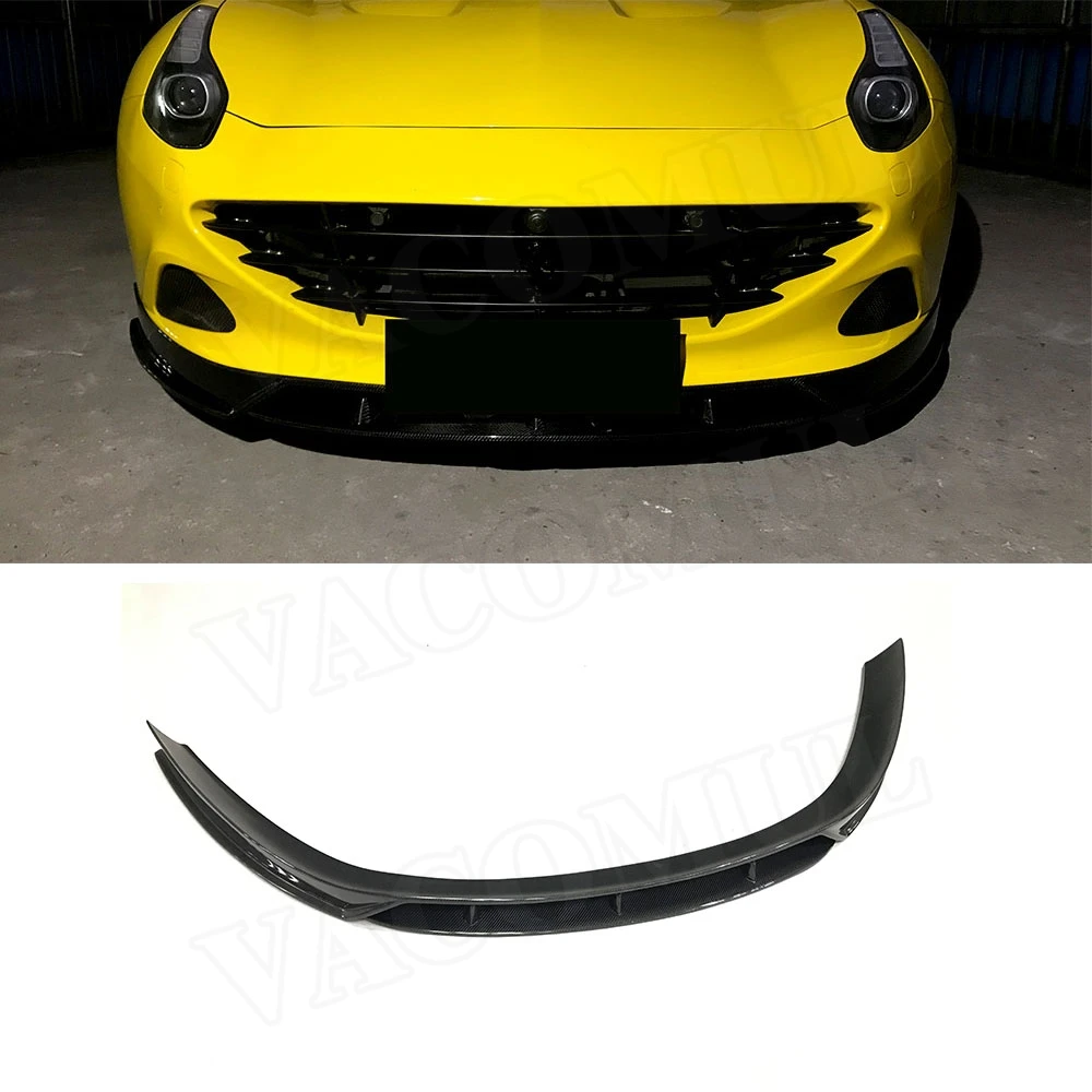 

2pcs Front Lip for Ferrari California 2015 High Quality Carbon Fiber Front Lip Bumper Spoiler Car Styling FRP