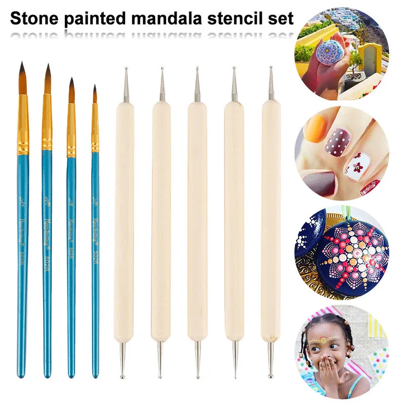 Набор инструментов для рисования мандалы 37 шт. набор украшения керамических