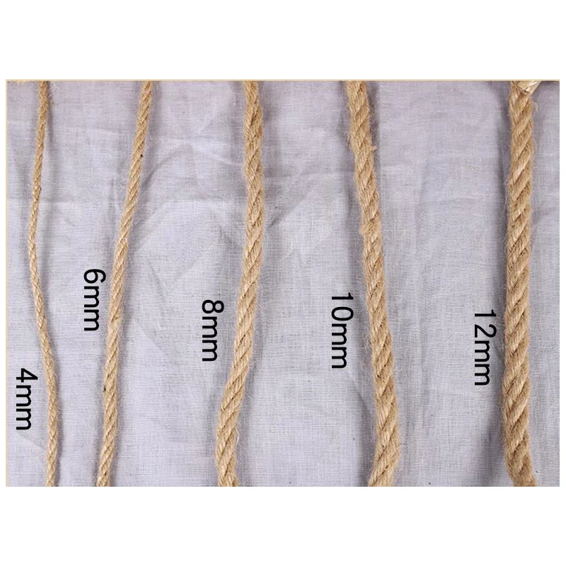 Джутовый шнур шпагат 2 5 мм 3 4 6 8 10 мм|Ювелирная фурнитура и компоненты| |