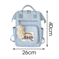 New Canvas Backpack Women Vintage travel bagpack school bags for teenage girls College School Backpack Laptop Backbag Mochila