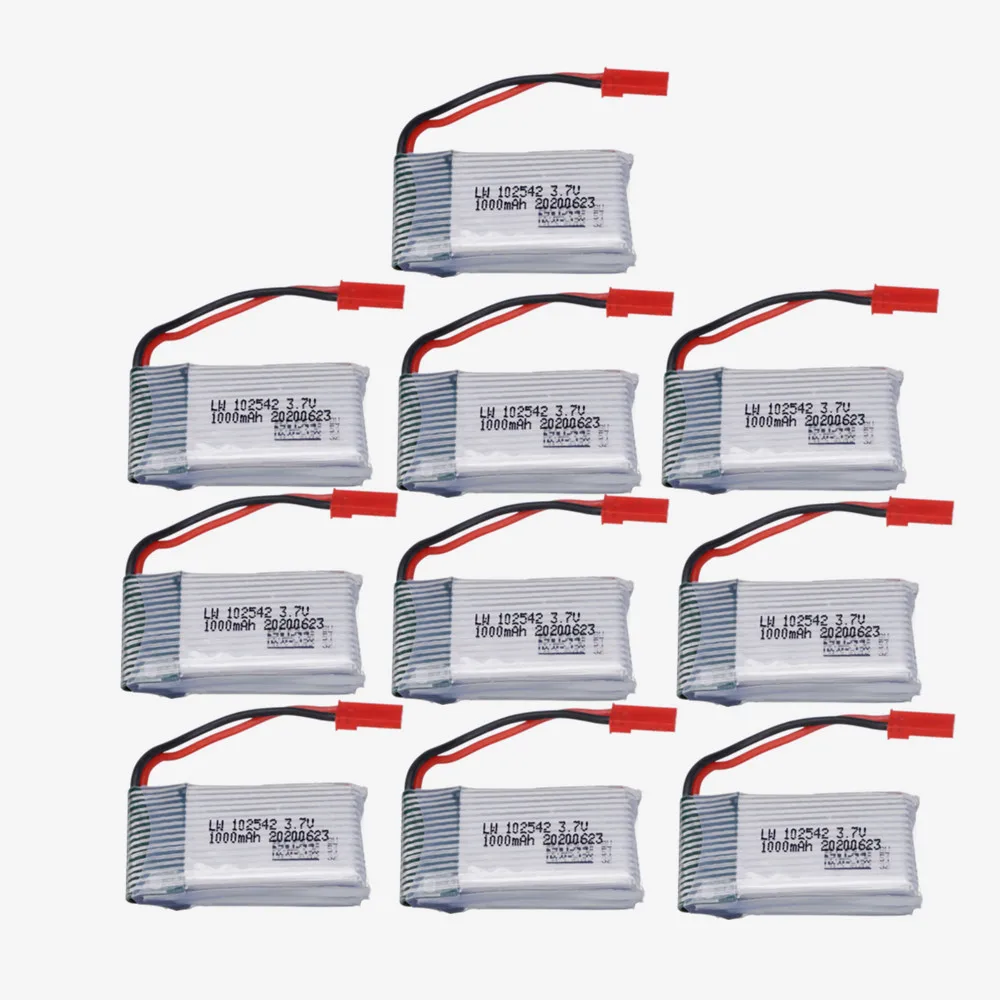 Аккумулятор Lipo 3,7 в 1000 мАч 25C для HQ898B H11D H11C X400 X300C X500 X800 HD1315 HJ818 HJ819 X25 Запчасти для радиоуправляемого квадрокоптера