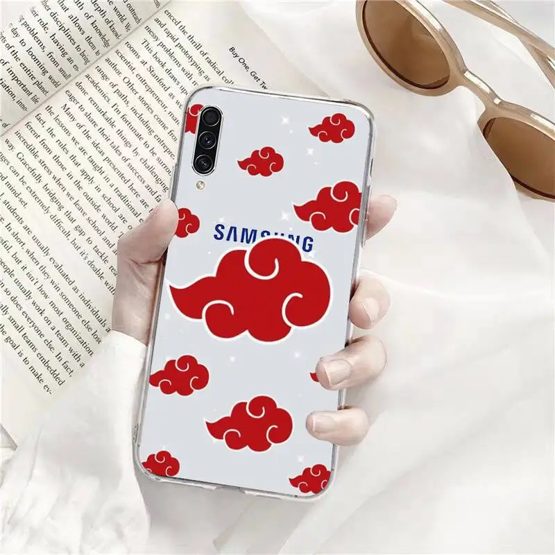 

Naruto logo sign eyes Phone Case Transparent For Samsung Galaxy A71 A21s S8 S9 S10 plus note 20 ultra