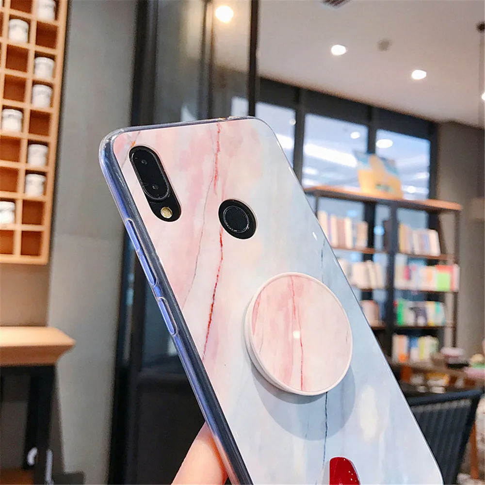 Чехол для xiaomi redmi note 7 мраморный мягкий чехол Funda Xiomi Mi 9 8 Lite Note 5 6 Pro чехол-подставка