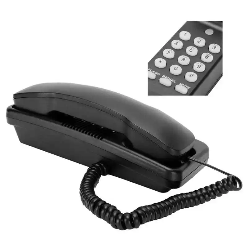Cordless Phone Wired Telephone Corded Desk Put Landline Fashion Extension For Display Home office Hotel | Компьютеры и офис