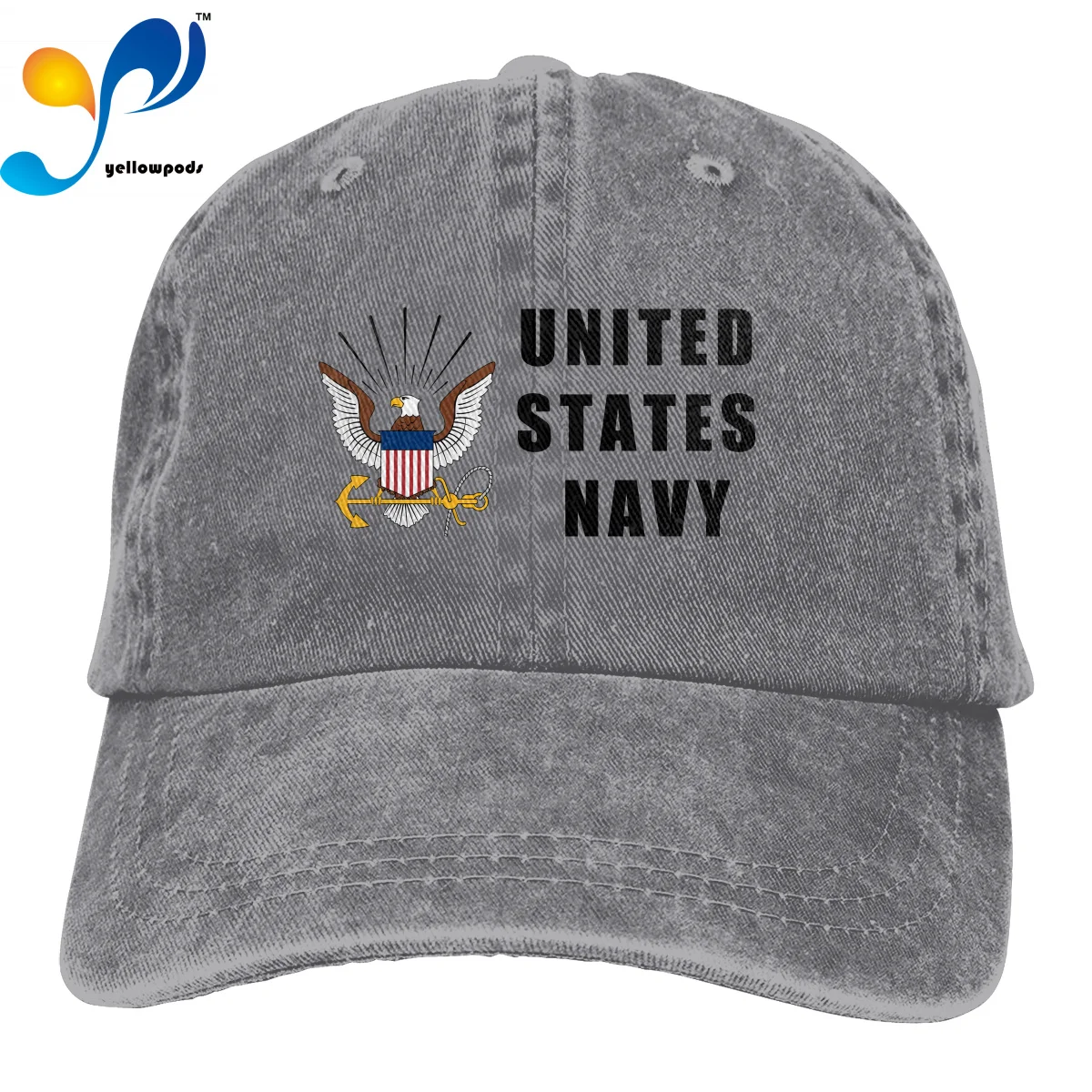 

Кепка-бейсболка Мужская/женская джинсовая, спортивная бейсболка в стиле хип-хоп, темно-синего цвета, летняя