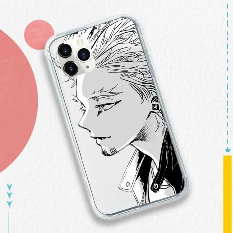 

Hawks Coat Anime Phone Cases Transparent soft For iphone 5 5s 5c se 6 6s 7 8 11 12 plus mini x xs xr pro max