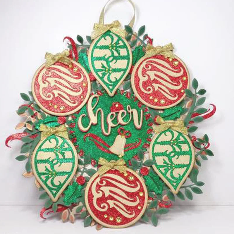 

English Words "hello Smile Love Cheer" Metal Cutting Dies for Scrapbooking Craft Die Cut Card Making Embossing Stencil