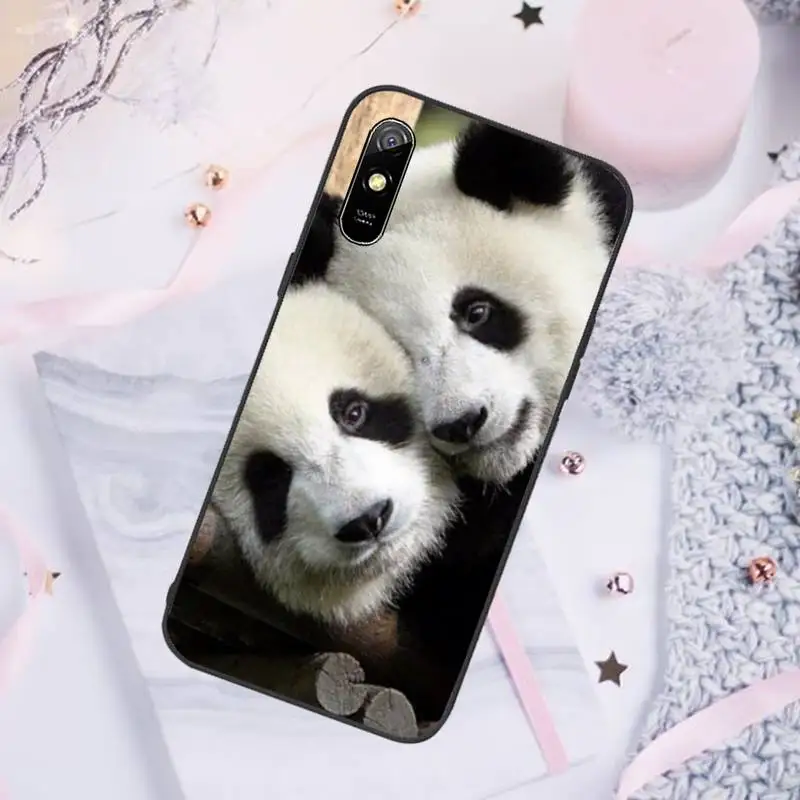 

Cute panda Phone Cases For Xiaomi Mi Redmi Note 7 8 9 pro 8T 9T 9S 9A 10 Lite pro