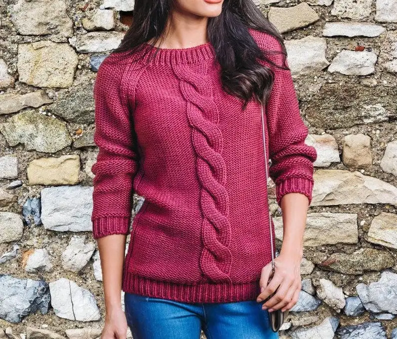 2019 New Womens Sexy Small Backless Twisted Knit Sweater Casual Long Sleeve O-neck Pullover Jumpers Autumn Top D30 | Женская одежда