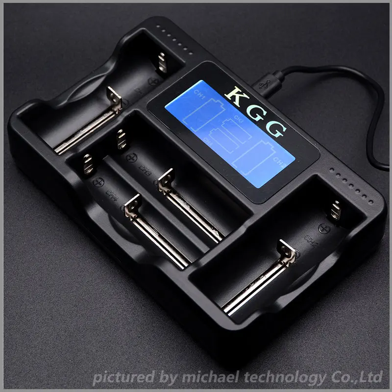 Интеллектуальное зарядное устройство с ЖК-дисплеем для AA/AAA/AAAA/C 18650 18350 26650 22650 10440