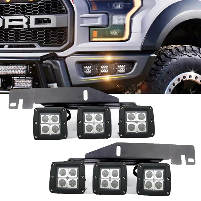 6 шт. передний бампер 20 Вт Высокая мощность светодиодный противотуманный фонарь