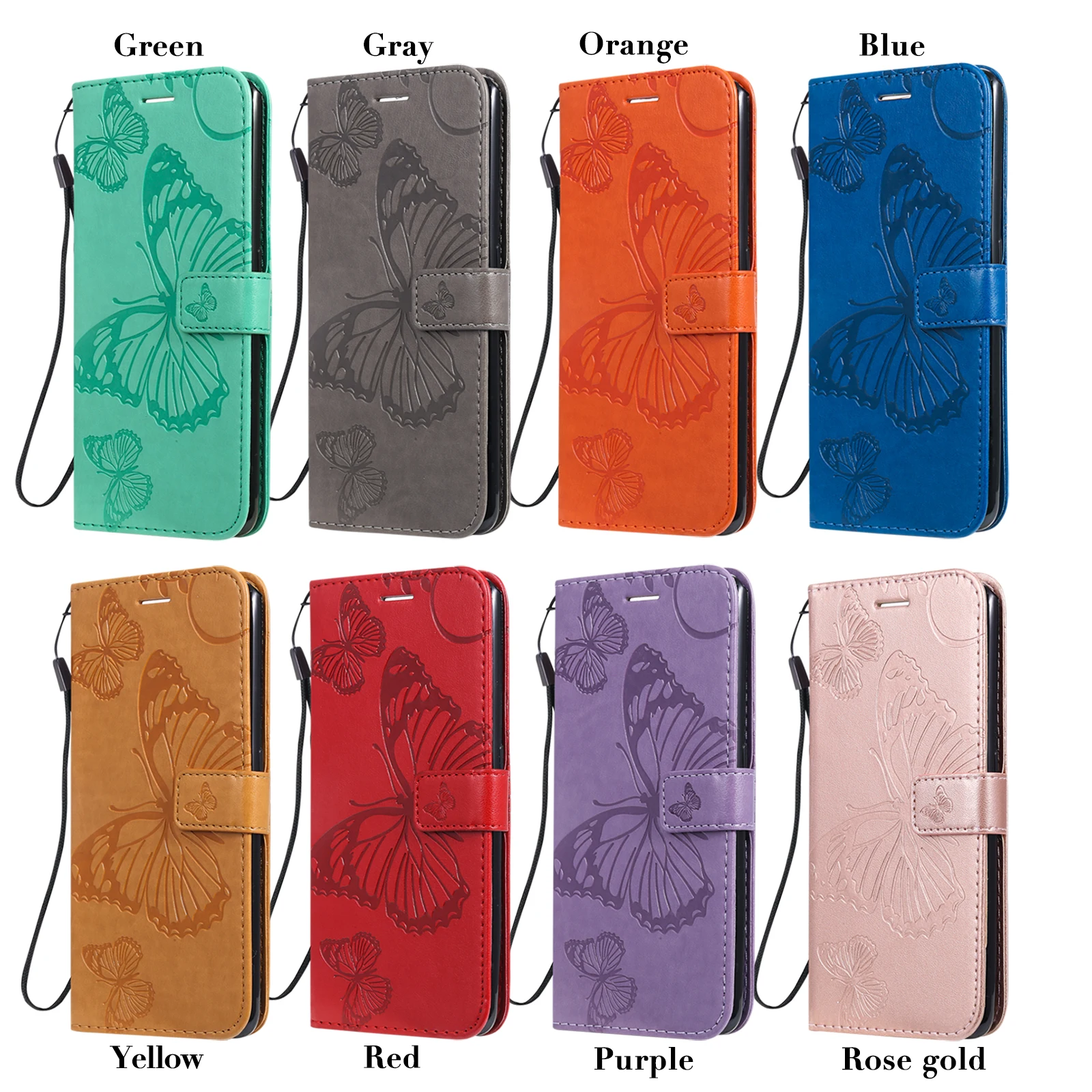 Magnetic Wallet Flip Case For OPPO A52 A72 A53 A53S A73 A93 A54 A74 A94 4G 5G Realme 5 6 7 Pro 7i 8 5G Mobile Phone Bag Cover