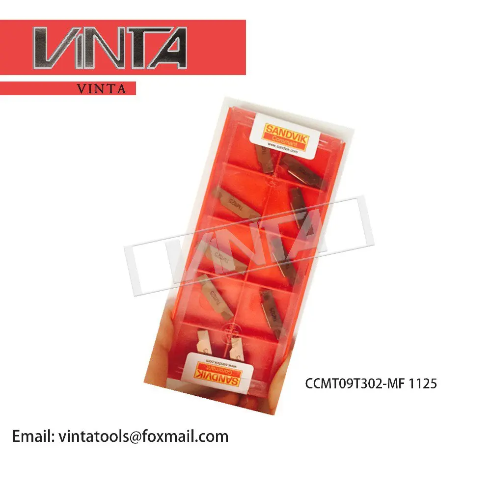 Бесплатная доставка высококачественные режущие пластины 10 шт./лот CCMT09T302-MF 1125