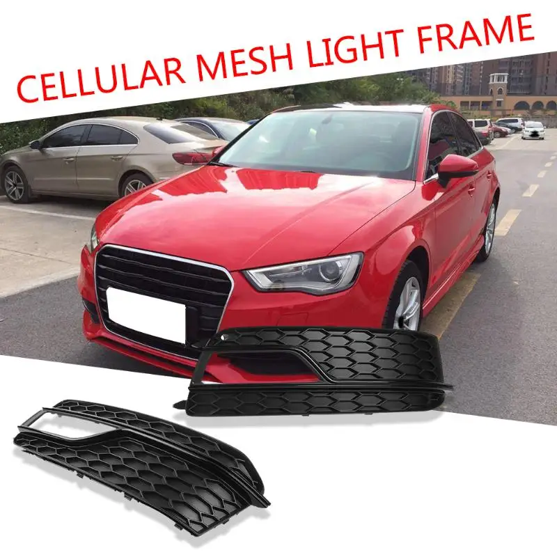 Передняя S линия бампер противотуманная решетка для Audi A5 2013 2017 8T0807681K 8T0807682K фара