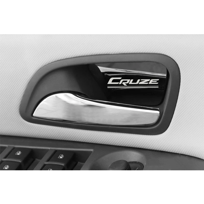4pcs Stainless Steel Inside Door Bowl Stickers for Chevrolet Cruze 2009-2014, Car Stickers and Accessories image 3