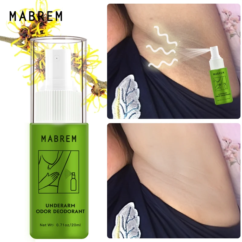 

Парфюмерный спрей MABREM для мужчин и женщин, против запаха и пота, устранение запаха в подмышках, стойкий ароматический спрей для ухода за кож...