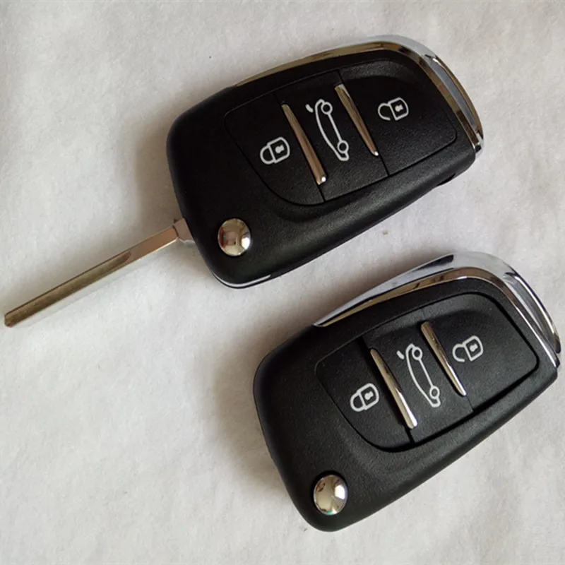 Чехол-книжка для автомобильного пульта дистанционного управления с 3 кнопками