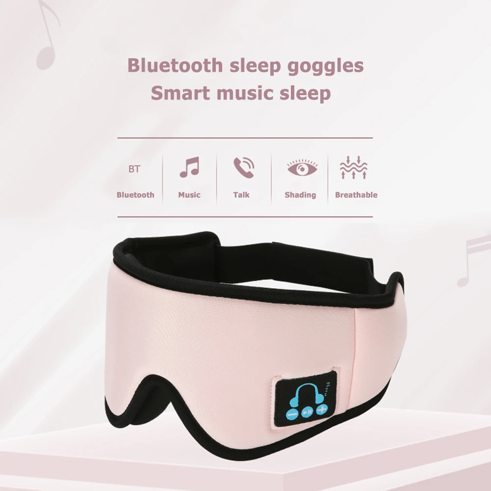 YR 05 беспроводные Bluetooth V5.0 наушники для сна 3D маска Ночной отдых тени глаз Складная