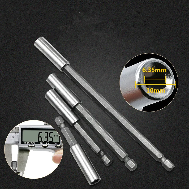 1 шт. 1/4 дюйма с шестигранной головкой Bit Tip Holder отвертка Удлинительный стержень
