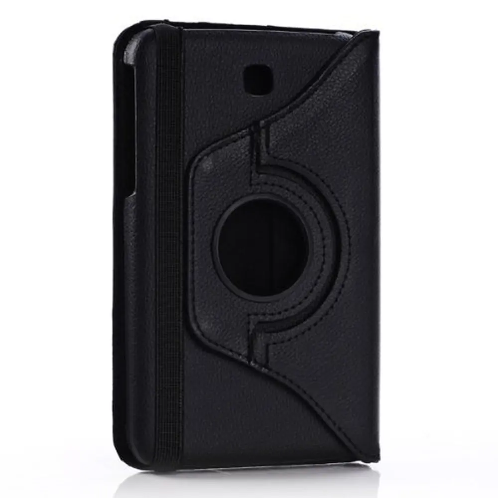 Защитный вращающийся чехол-подставка из искусственной кожи с текстурой личи для