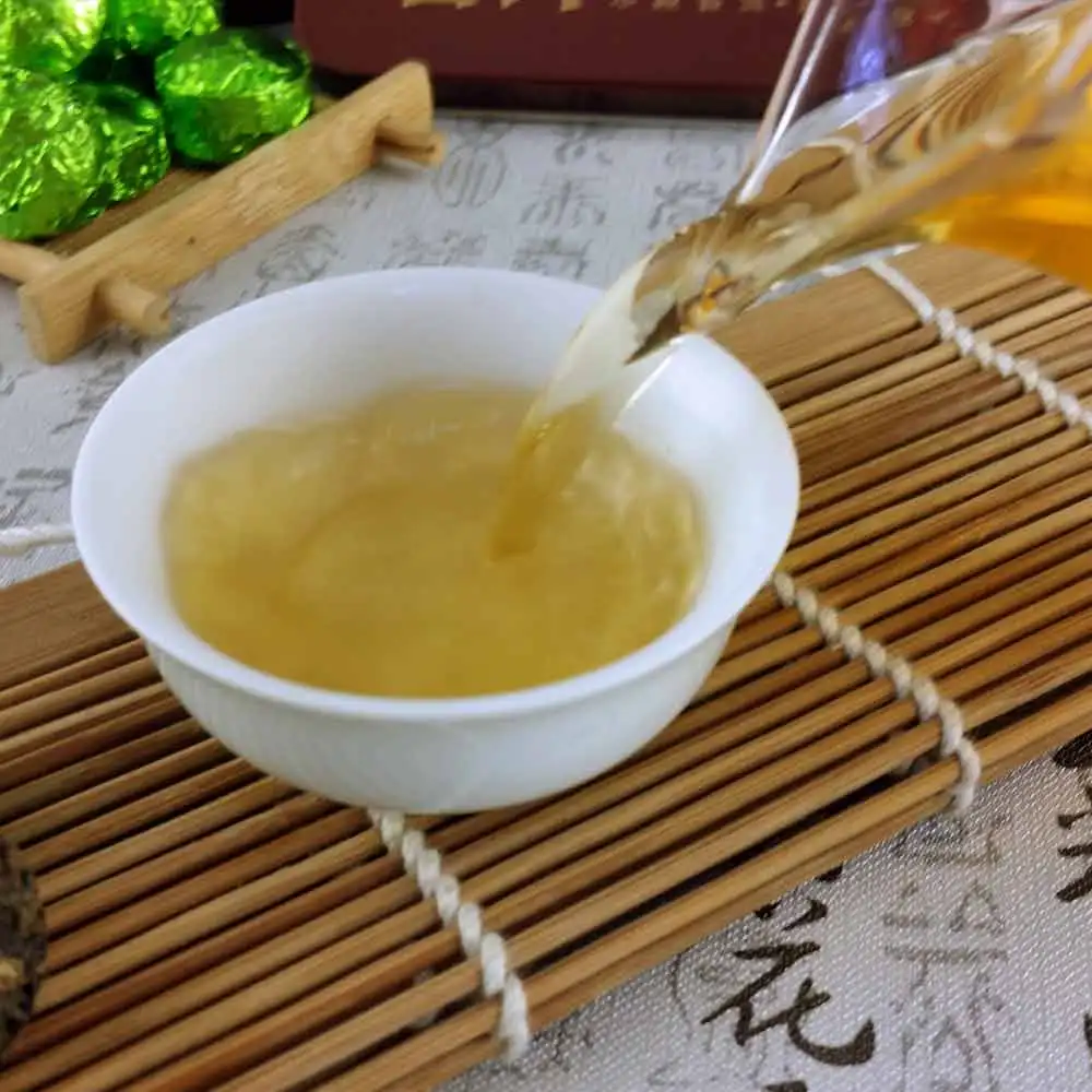 Лет клейкий рис сырой Pu'er мини туоча, Pu-erh Shen Pu'er подарочная упаковка 90 г