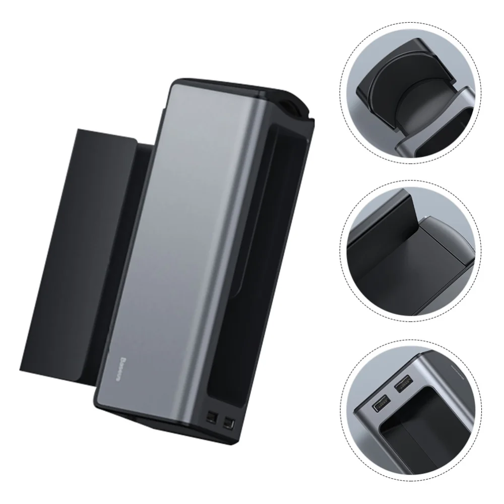 

Metal Armrest Box Car Seat Garbage 2 USB Storage Box Retractable Cup Holder