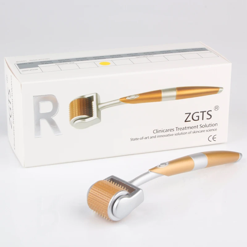ZGTS192 Derma Roller бесшовная микроигла титановая игла для ухода за кожей лечение бороды