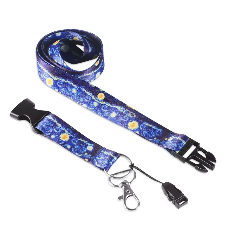

Starry Sky ID Badge Holders Painting Art Neck Lanyard Strap Necklace 87HC