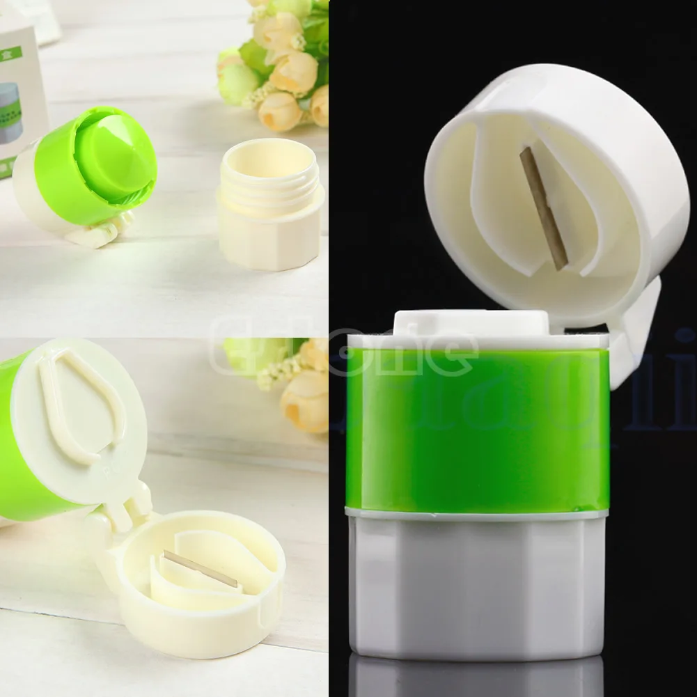 

K1KB New Pill Crusher Grinder Splitter Divider Storage Cutter Case Container Box