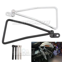 motorcycle saddlebag support bars mount bracket for harley softail springer fxsts electra glide heritage softail flst